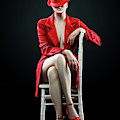 Woman in red Photograph by Johan Swanepoel Woman in red Photograph by Johan Swanepoel