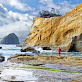 ocean cliffs Cape Kiwanda Pacific City Oregon USA by Robert C Paulson Jr ocean cliffs Cape Kiwanda Pacific City Oregon USA by Robert C Paulson Jr