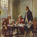 Writing The Declaration of Independence Painting by War Is Hell Store Writing The Declaration of Independence Painting by War Is Hell Store