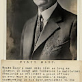 Wyatt Earp Tribute Panel 1925 by Daniel Hagerman Wyatt Earp Tribute Panel 1925 by Daniel Hagerman