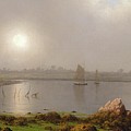 York Harbor,coast Of Maine Painting by Martin Johnson Heade York Harbor,coast Of Maine Painting by Martin Johnson Heade