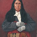 Young Red Cloud Painting by Valerie Evans Young Red Cloud Painting by Valerie Evans