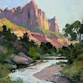 Zion's Watchman Painting by Steve Henderson Zion's Watchman Painting by Steve Henderson