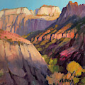 Zion's West Canyon Painting by Steve Henderson Zion's West Canyon Painting by Steve Henderson