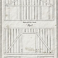 Timber Frame Barn Designs 1858 Art Print by PrintsAntiquA
