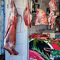 At the Butcher in Essaouira #1 by Bill Chardon