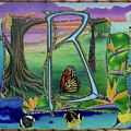 B is for Beach Drawing by Kim McClinton B is for Beach Drawing by Kim McClinton