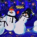 Drunkin Snowmen #2 by Cherry Vercher