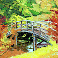 Drum Bridge in Autumn by John Lautermilch Drum Bridge in Autumn by John Lautermilch