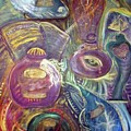 Esoterica's Apothecary Painting by Feather Redfox Esoterica's Apothecary Painting by Feather Redfox