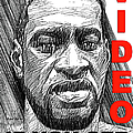George Floyd - Black Lives Matter Painting by Rafael Salazar George Floyd - Black Lives Matter Painting by Rafael Salazar