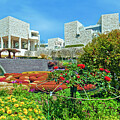 Getty Center Garden Landscape by David Zanzinger