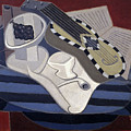 Guitar with inlays #1 by Juan Gris