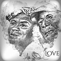 Love Drawing by Angie ONeal Love Drawing by Angie ONeal