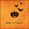 Minimal halloween design with jackolantern pumpkin and bats silh Photograph by Jelena Jovanovic Minimal halloween design with jackolantern pumpkin and bats silh Photograph by Jelena Jovanovic