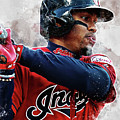 Paquito (Francisco Lindor) - Officially Licensed MLB Print - Limited