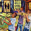 New Orleans Jazz Night by Prankearts Fine Art #1 by Richard T Pranke