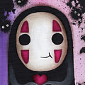 No Face with a heart Painting by Abril Andrade No Face with a heart Painting by Abril Andrade