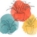 Potted Plants Digital Art by Bonnie Bruno Potted Plants Digital Art by Bonnie Bruno