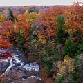 Quarry Rock Falls in the Fall #1 by Brad Nellis