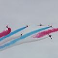Red Arrows over Eastbourne Photograph by Andrew Lalchan Red Arrows over Eastbourne Photograph by Andrew Lalchan