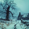 Ruins of old stone cottage 1 by Lilia S