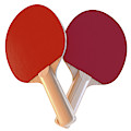 Set Of Table Tennis Paddles by Allan Swart Set Of Table Tennis Paddles by Allan Swart
