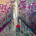 Strolling Painting by Roxy Rich Strolling Painting by Roxy Rich