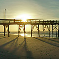 Sunrise at the Jolly Roger Pier Photograph by Mike McGlothlen Sunrise at the Jolly Roger Pier Photograph by Mike McGlothlen