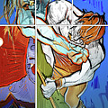 The Brawl Painting by John Gholson The Brawl Painting by John Gholson