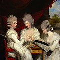The Ladies Waldegrave Painting by Sir Joshua Reynolds The Ladies Waldegrave Painting by Sir Joshua Reynolds