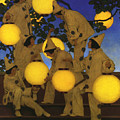 The Lantern Bearers 1908 Painting by Maxfield Parrish The Lantern Bearers 1908 Painting by Maxfield Parrish