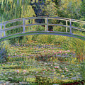 The Waterlily Pond with the Japanese Bridge Painting by Claude Monet The Waterlily Pond with the Japanese Bridge Painting by Claude Monet