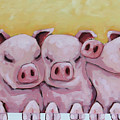 Three little Pigs Painting by Lucia Stewart Three little Pigs Painting by Lucia Stewart