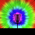 Tie Dye Disc Golf Basket Digital Art by Phil Perkins Tie Dye Disc Golf Basket Digital Art by Phil Perkins