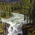 Upper Sunwapta Falls #1 by Lon Dittrick
