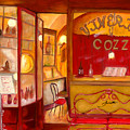 Vineria Cozzi Painting by Juliette Becker Vineria Cozzi Painting by Juliette Becker