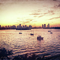 Vintage Miami Skyline Digital Art by Phil Perkins Vintage Miami Skyline Digital Art by Phil Perkins