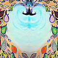 W124 peacock #1 by KUNST MIT HERZ Art with heart