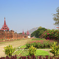 Wall of Royal Palace and Mandalay Hill Photograph by Mikhail Kokhanchikov Wall of Royal Palace and Mandalay Hill Photograph by Mikhail Kokhanchikov