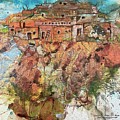 Walpi Village II Painting by Elaine Elliott Walpi Village II Painting by Elaine Elliott