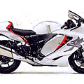 Watercolor Suzuki Hayabusa GSX 1300R motorcycle - oryginal artwork by Vart. Painting by Vart Studio Watercolor Suzuki Hayabusa GSX 1300R motorcycle - oryginal artwork by Vart. Painting by Vart Studio