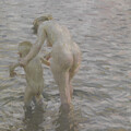With Mother 1895 #1 by Anders Leonard Zorn