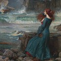 Miranda Painting by John William Waterhouse Miranda Painting by John William Waterhouse