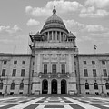 Rhode Island state capitol building in black and white Photograph by Eldon McGraw Rhode Island state capitol building in black and white Photograph by Eldon McGraw