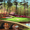 12th hole golden bell Augusta national golf club bridges, 12th, hole Golden Bell Augusta National Painting by Tim Gilliland 12th hole golden bell Augusta national golf club bridges, 12th, hole Golden Bell Augusta National Painting by Tim Gilliland