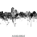 Albuquerque New Mexico Skyline Digital Art by Michael Tompsett Albuquerque New Mexico Skyline Digital Art by Michael Tompsett