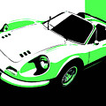 Ferrari Dino - Classic Italian Sports Car #184 by Thespeedart