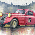 1935 Skoda Rapid Six 1000 mil Czechoslovakia Kratochvil Koudelka by Yuriy Shevchuk