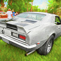 1969 Silver Chevrolet Camaro 350 SS X194 Photograph by Rich Franco 1969 Silver Chevrolet Camaro 350 SS X194 Photograph by Rich Franco
